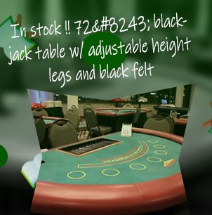 Blackjack table